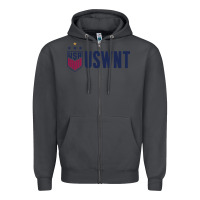 Smoke uswnt champion Zipper Hoodie - linhVisuals
