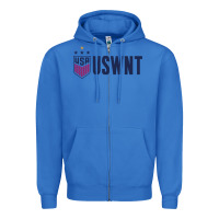 True Royal uswnt champion Zipper Hoodie - linhVisuals