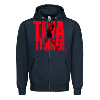 Navy tina Zipper Hoodie - linhVisuals