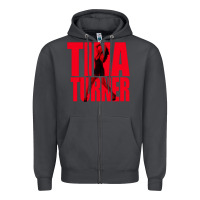 Smoke tina Zipper Hoodie - linhVisuals