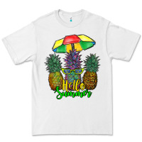 White hello summer pineapples Premium Tee - RanaPortraitStore