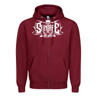 Burgundy santa fe klan merch santa  , Zipper Hoodie - linhVisuals