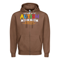 Chestnut someone with autism makes me proud Zipper Hoodie - linhVisuals