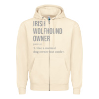 Sandshell irish wolfhound dog funny classic Zipper Hoodie - linhVisuals