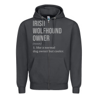 Smoke irish wolfhound dog funny classic Zipper Hoodie - linhVisuals