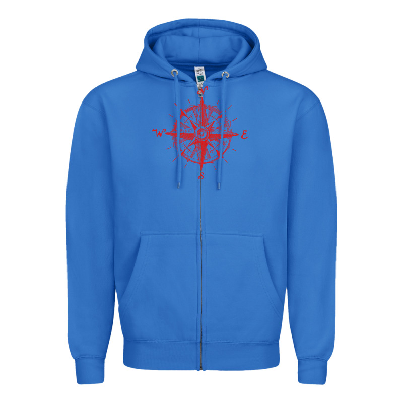 Compass Zipper Hoodie by linhVisuals | Teevron