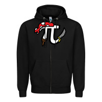 Black pi pirate Zipper Hoodie - linhVisuals