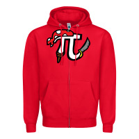 Red pi pirate Zipper Hoodie - linhVisuals