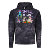 Cloud Black Small Town Easter Day Vintage Hoodie - CowhideDigitalArt