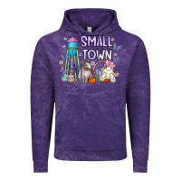 Cloud Purple Small Town Easter Day Vintage Hoodie - CowhideDigitalArt