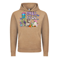 Vintage Coffee Small Town Easter Day Vintage Hoodie - CowhideDigitalArt
