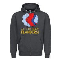 Smoke stupid sexy flanders! Zipper Hoodie - linhVisuals