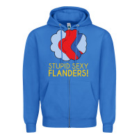 True Royal stupid sexy flanders! Zipper Hoodie - linhVisuals