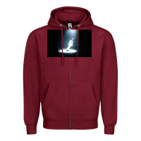 Burgundy Michael Jackson Zipper Hoodie - linhVisuals
