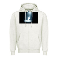 Oatmeal Heather Michael Jackson Zipper Hoodie - linhVisuals