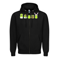 Black newbobs burgers Zipper Hoodie - linhVisuals