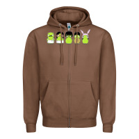 Chestnut newbobs burgers Zipper Hoodie - linhVisuals