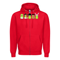 Newbobs Burgers Zipper Hoodie | Teevron