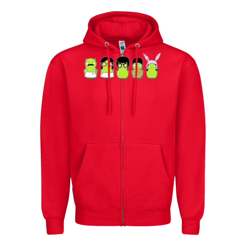 Newbobs Burgers Zipper Hoodie by linhVisuals | Teevron