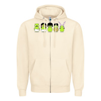 Sandshell newbobs burgers Zipper Hoodie - linhVisuals