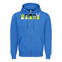 True Royal newbobs burgers Zipper Hoodie - linhVisuals