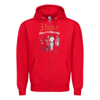 Red newbone thugs n harmony Zipper Hoodie - linhVisuals