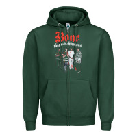Sports Green newbone thugs n harmony Zipper Hoodie - linhVisuals