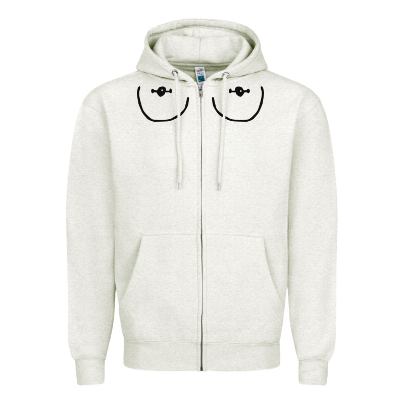 Newboobs Piercings Zipper Hoodie by linhVisuals | Teevron