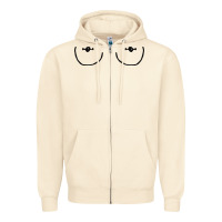 Sandshell newboobs piercings Zipper Hoodie - linhVisuals