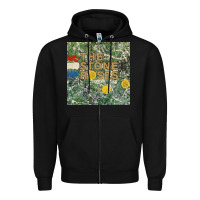 Black the stone roses Zipper Hoodie - linhVisuals