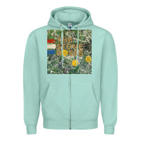 Seafoam the stone roses Zipper Hoodie - linhVisuals