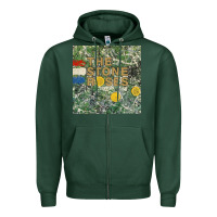 Sports Green the stone roses Zipper Hoodie - linhVisuals