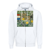 White the stone roses Zipper Hoodie - linhVisuals