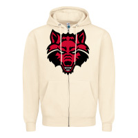 Sandshell DEVIL - RED WOLVES FOOTBALL SOCCER STATE MEN Zipper Hoodie - linhVisuals