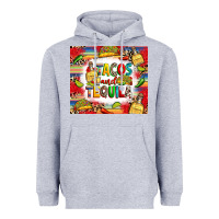 Heather Grey tacos and tequila Heavyweight Hoodie - RanaPortraitStore