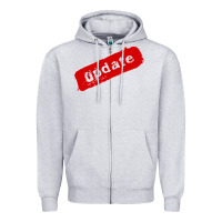 Heather Grey update Zipper Hoodie - linhVisuals