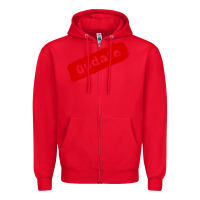 Red update Zipper Hoodie - linhVisuals