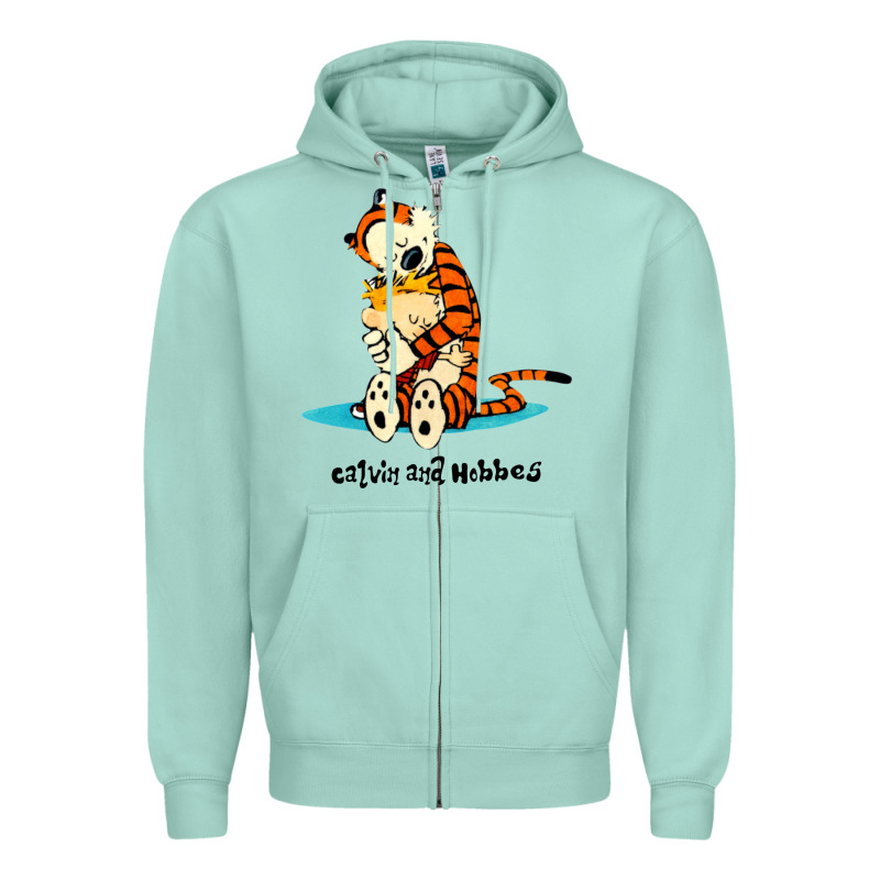Newcalvin And Hobbes [tyellow] Zipper Hoodie by linhVisuals | Teevron