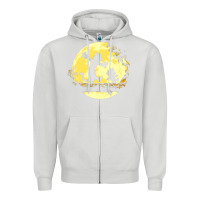 Dove Grey newcalvin and hobbes no worries Zipper Hoodie - linhVisuals