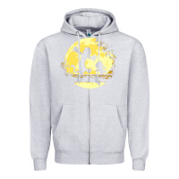 Heather Grey newcalvin and hobbes no worries Zipper Hoodie - linhVisuals
