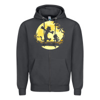 Smoke newcalvin and hobbes no worries Zipper Hoodie - linhVisuals