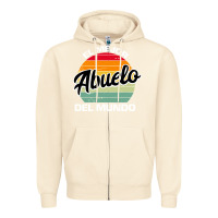 Sandshell el mejor abuelo del mundo grandfather sweatshirt Zipper Hoodie - linhVisuals