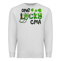 Dove Grey one lucky certified medical assistant cma Premium Sweatshirt - RanaPortraitStore
