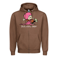 Chestnut newcalvin and hobbes stupendous man Zipper Hoodie - linhVisuals