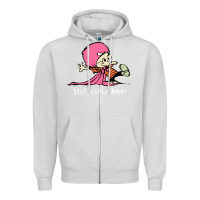 Dove Grey newcalvin and hobbes stupendous man Zipper Hoodie - linhVisuals