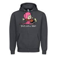 Smoke newcalvin and hobbes stupendous man Zipper Hoodie - linhVisuals