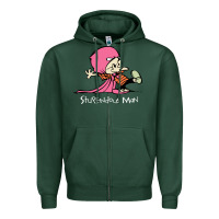 Sports Green newcalvin and hobbes stupendous man Zipper Hoodie - linhVisuals