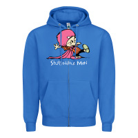 True Royal newcalvin and hobbes stupendous man Zipper Hoodie - linhVisuals