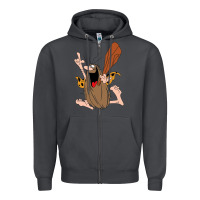 Smoke newcaptain caveman Zipper Hoodie - linhVisuals