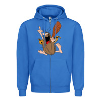True Royal newcaptain caveman Zipper Hoodie - linhVisuals